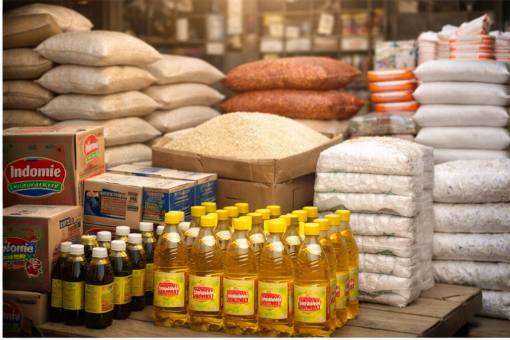 Fresh groceries and staples